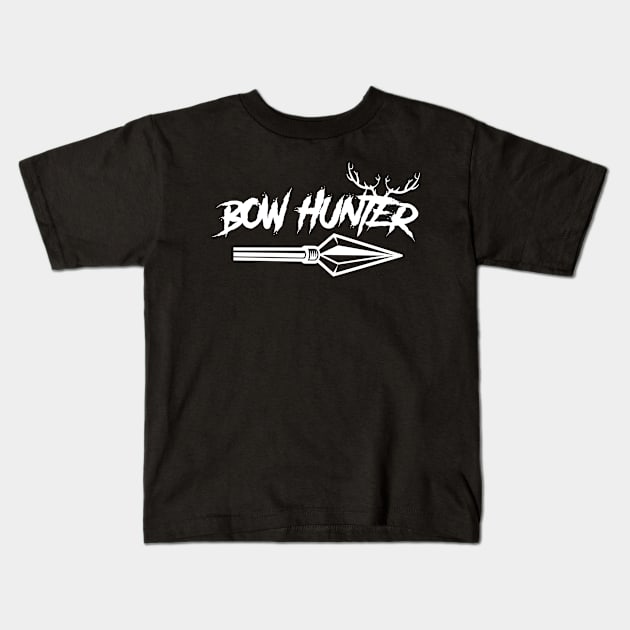 Arrow Tip Bow Hunter Bowhunting For Hunting Season Archer Kids T-Shirt by sBag-Designs